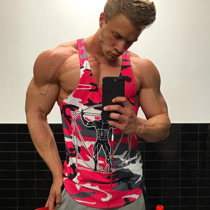 best Men Bodybuilding Tank Tops Camouflage Sleeveless Shirt Gym Fitness Workout Singlet Vest Undershirt Quick Dry Training Clothing 0 shop online at M2K Trends for