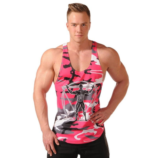 best Men Bodybuilding Tank Tops Camouflage Sleeveless Shirt Gym Fitness Workout Singlet Vest Undershirt Quick Dry Training Clothing 0 shop online at M2K Trends for