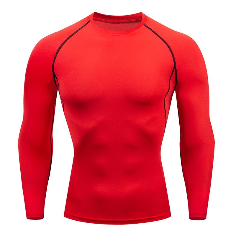 best Men Compression Running T Shirt Fitness Tight Long Sleeve Sport Tshirt Training Jogging Shirts Gym Sportswear Quick Dry Rashgard 0 shop online at M2K Trends for