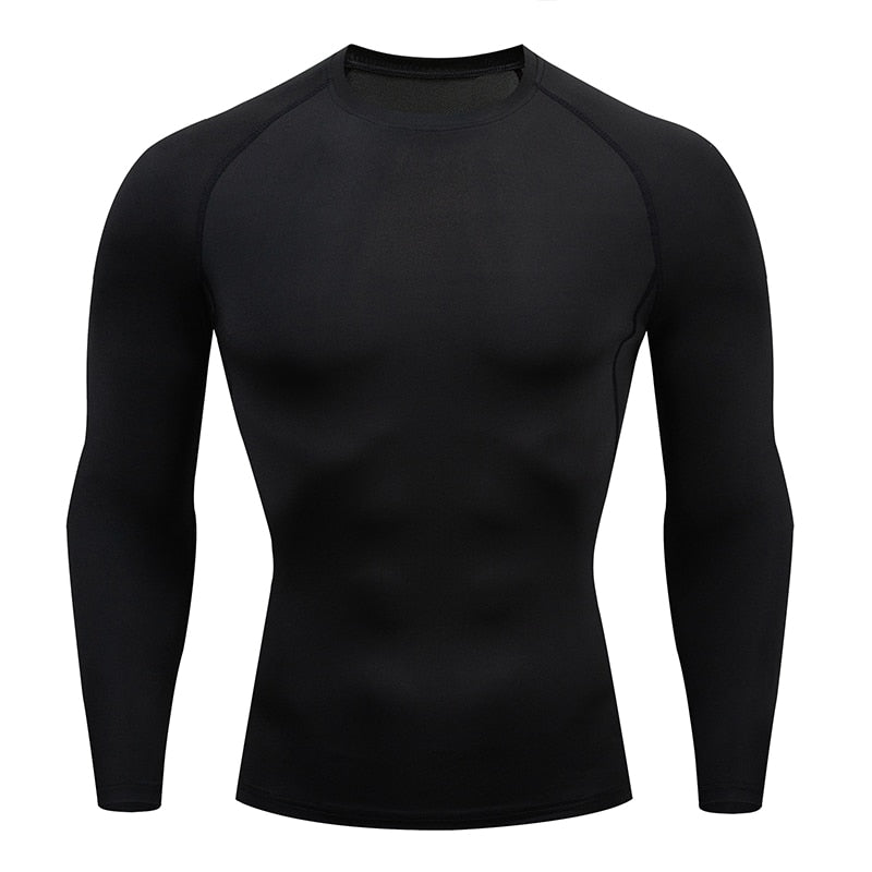 best Men Compression Running T Shirt Fitness Tight Long Sleeve Sport Tshirt Training Jogging Shirts Gym Sportswear Quick Dry Rashgard 0 shop online at M2K Trends for