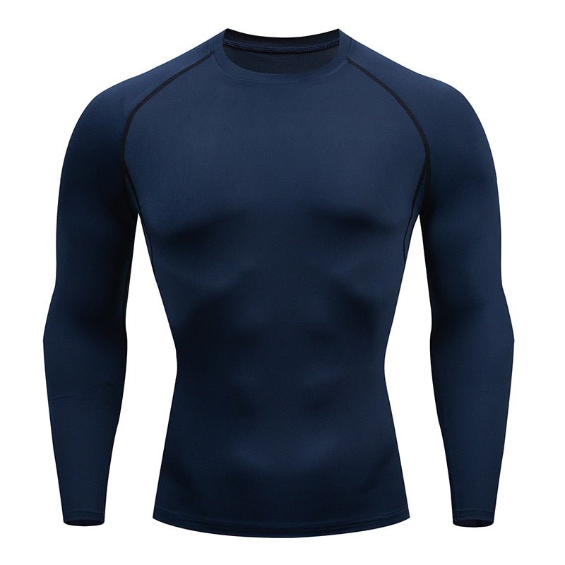 best Men Compression Running T Shirt Fitness Tight Long Sleeve Sport Tshirt Training Jogging Shirts Gym Sportswear Quick Dry Rashgard 0 shop online at M2K Trends for