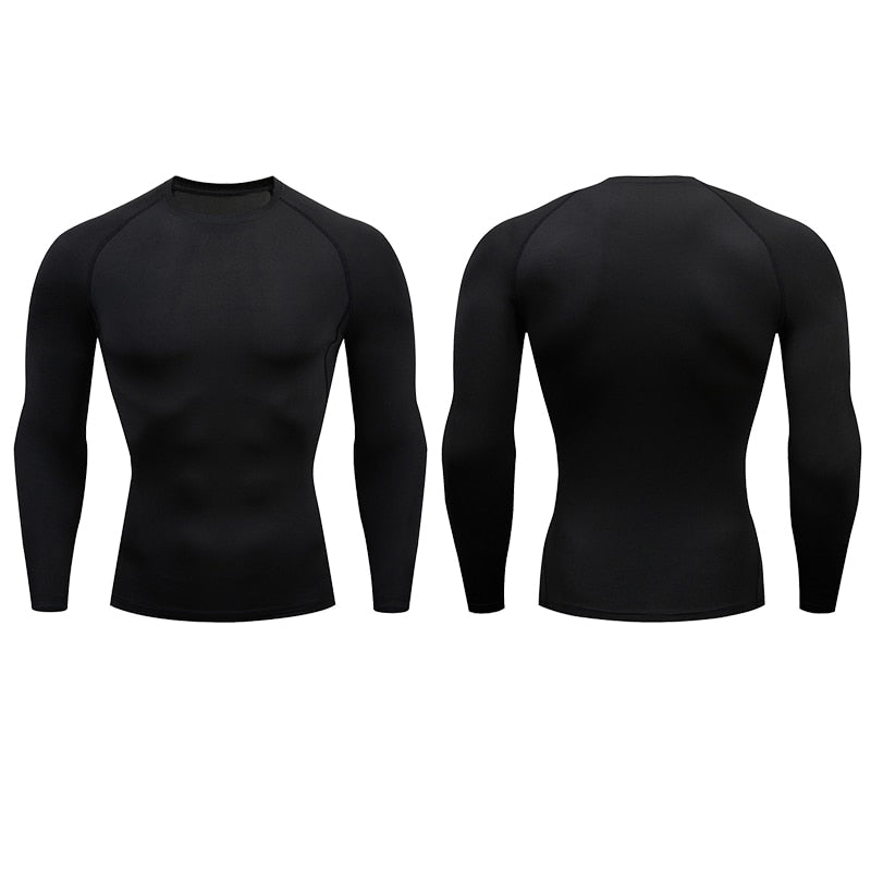 best Men Compression Running T Shirt Fitness Tight Long Sleeve Sport Tshirt Training Jogging Shirts Gym Sportswear Quick Dry Rashgard 0 shop online at M2K Trends for