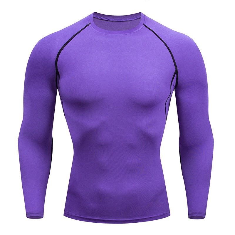 best Men Compression Running T Shirt Fitness Tight Long Sleeve Sport Tshirt Training Jogging Shirts Gym Sportswear Quick Dry Rashgard 0 shop online at M2K Trends for