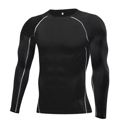 best Men Compression Running T Shirt Fitness Tight Long Sleeve Sport Tshirt Training Jogging Shirts Gym Sportswear Quick Dry Rashgard 0 shop online at M2K Trends for