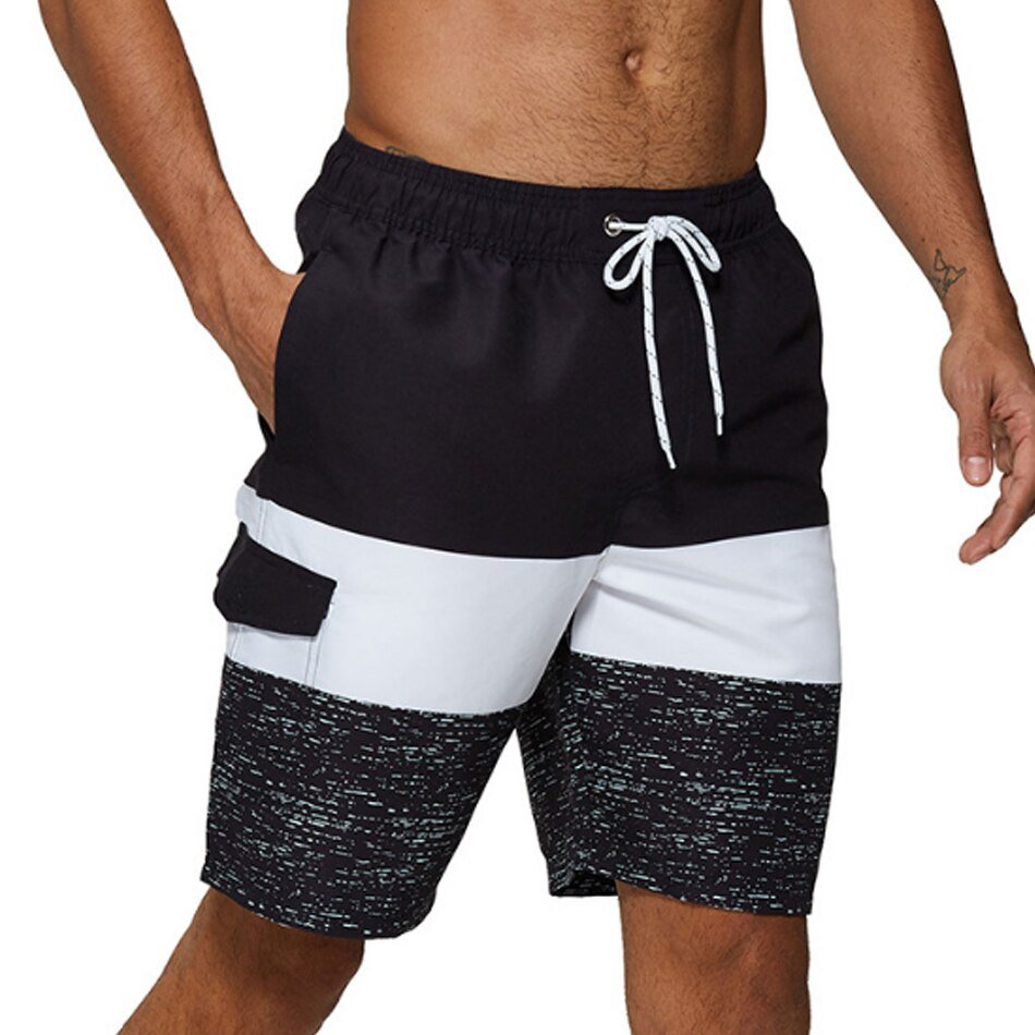 best Men&#39;s Shorts Casual Cotton Workout Short Pants Drawstring Beach Shorts With Pockets Swim Trunks Stripe Plus size Beach Shorts 0 shop online at M2K Trends for