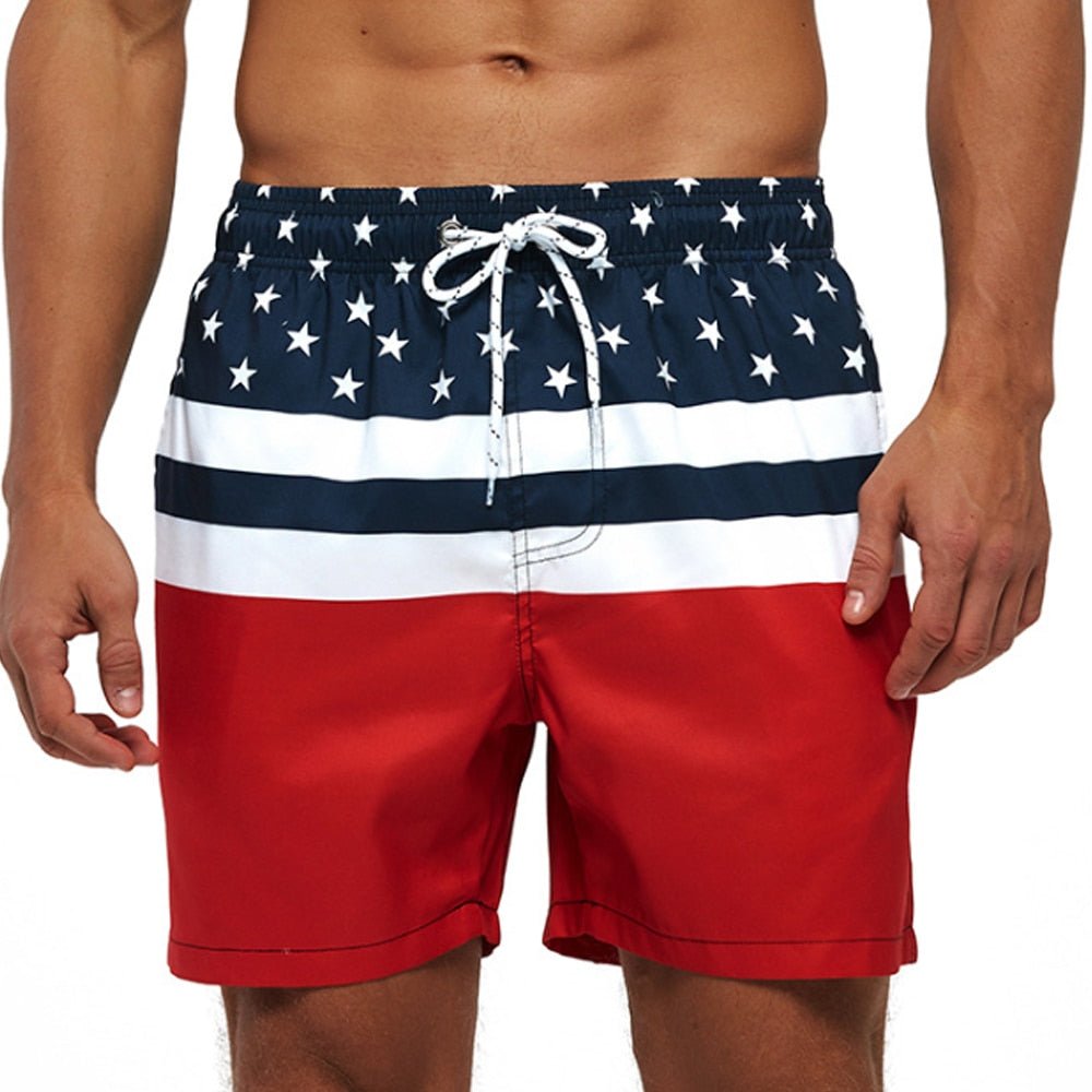 best Men&#39;s Shorts Casual Cotton Workout Short Pants Drawstring Beach Shorts With Pockets Swim Trunks Stripe Plus size Beach Shorts 0 shop online at M2K Trends for