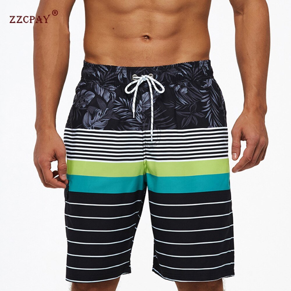 best Men&#39;s Shorts Casual Cotton Workout Short Pants Drawstring Beach Shorts With Pockets Swim Trunks Stripe Plus size Beach Shorts 0 shop online at M2K Trends for
