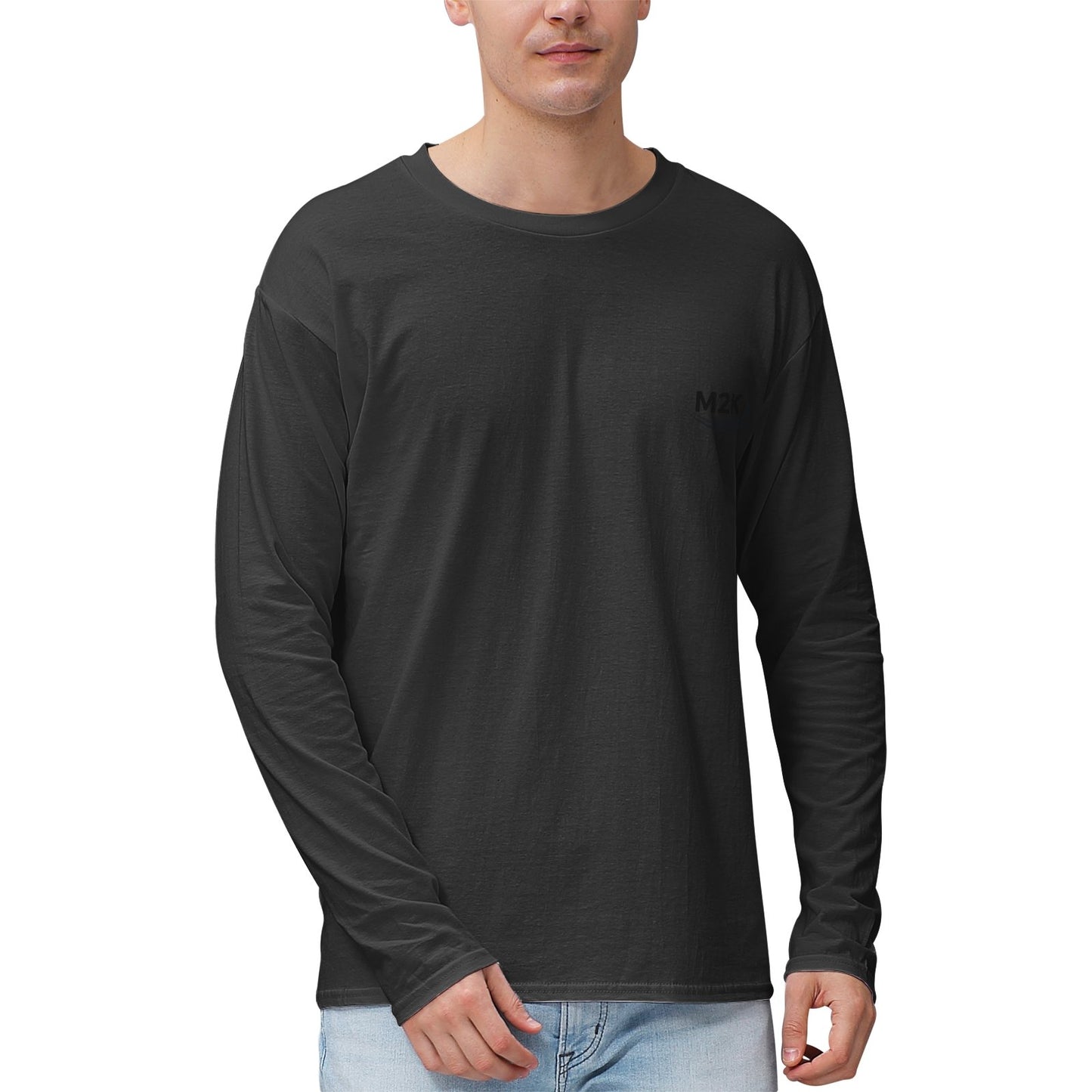 best Men's 100% Highweight Cotton Long Sleeve Shirts Long Sleeve Shirts shop online at M2K Trends for Highweight Cotton Long Sleeve Shirts