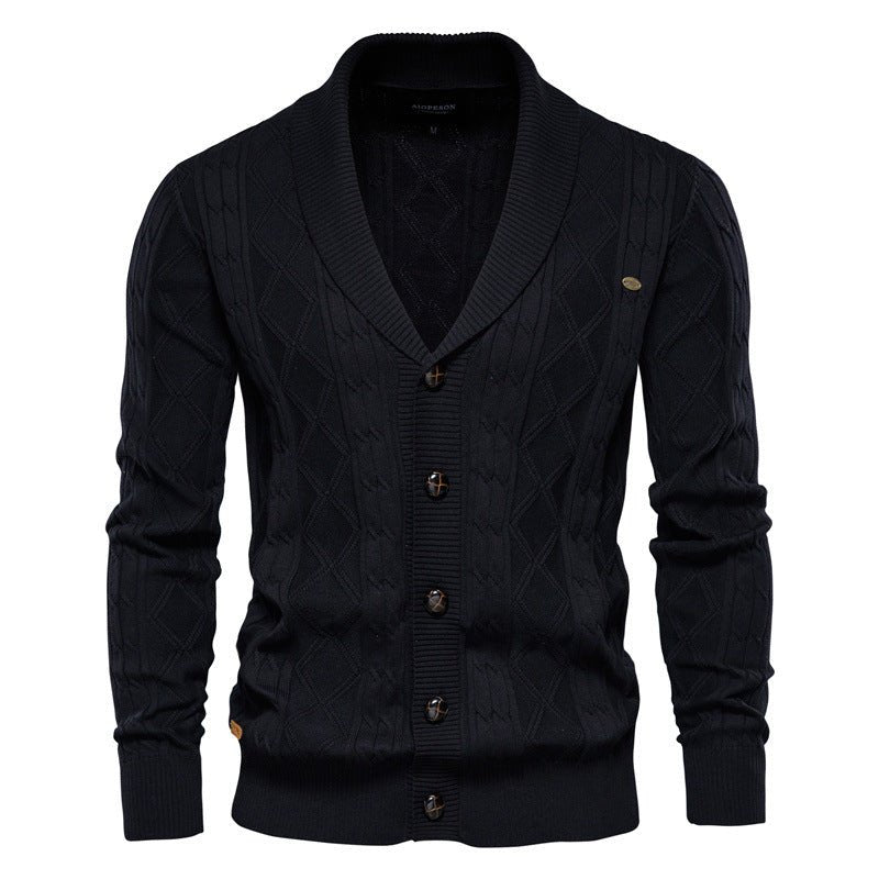 best Men's Cardigan Sweater Padded Sweater Trend 0 shop online at M2K Trends for