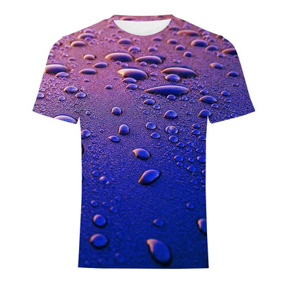 best Mens Fashion Casual Digital Print Crew Neck T-shirt 0 shop online at M2K Trends for