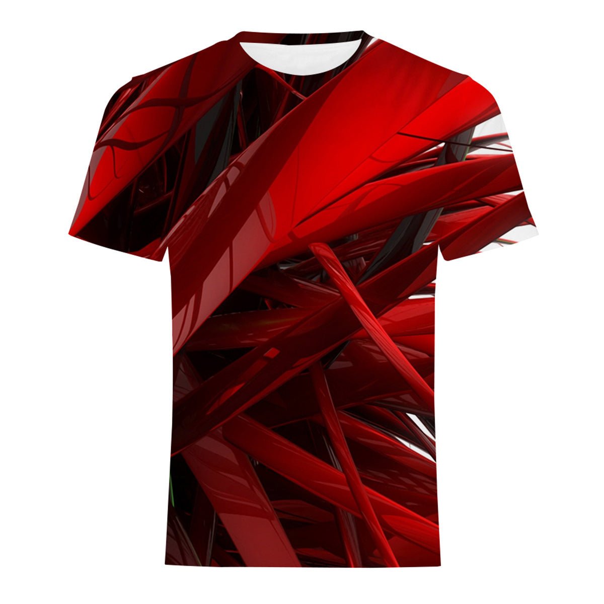 best Mens Fashion Casual Digital Print Crew Neck T-shirt 0 shop online at M2K Trends for