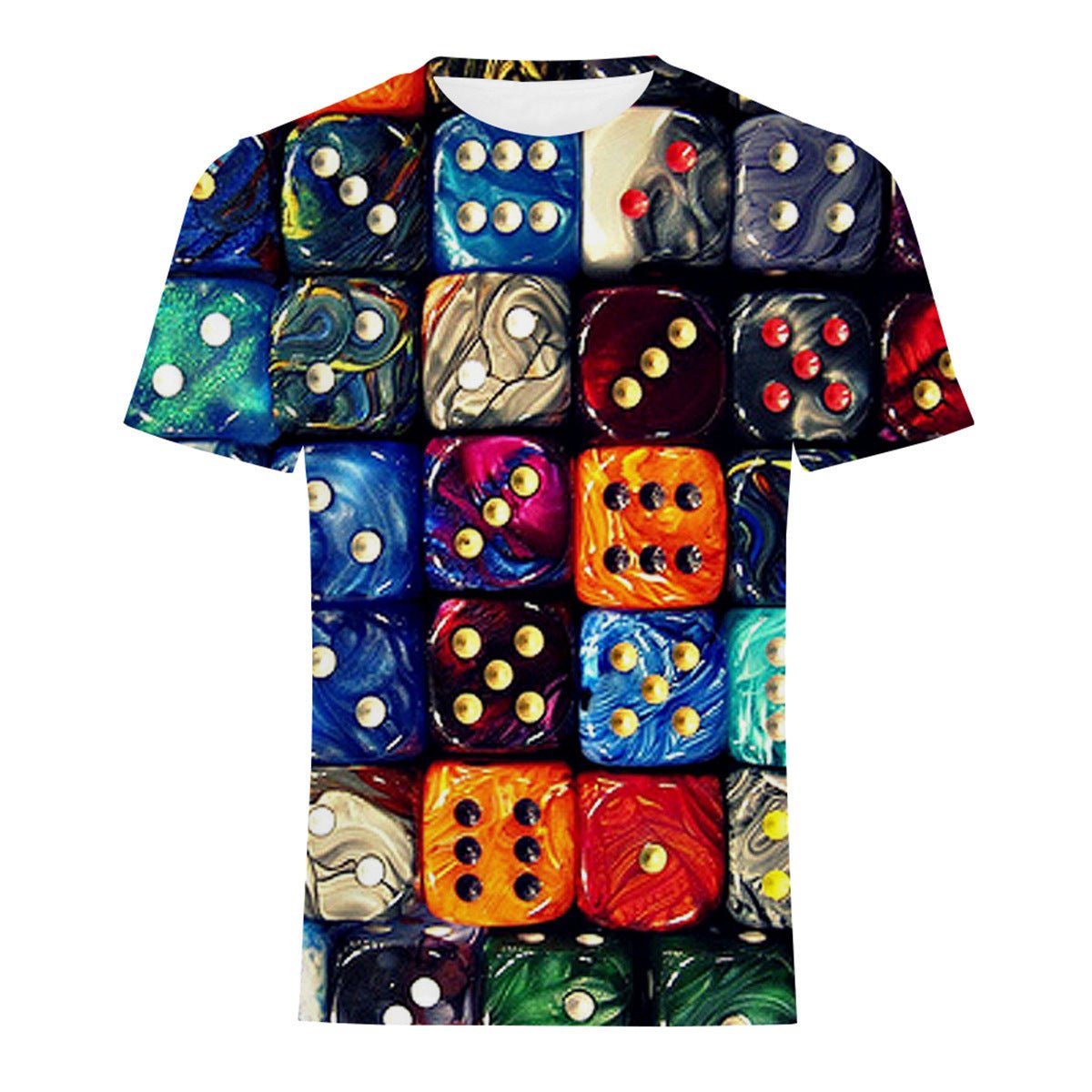 best Mens Fashion Casual Digital Print Crew Neck T-shirt 0 shop online at M2K Trends for