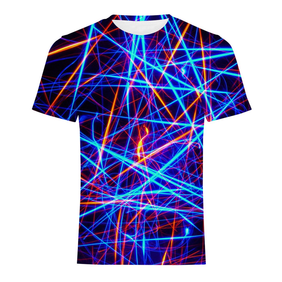 best Mens Fashion Casual Digital Print Crew Neck T-shirt 0 shop online at M2K Trends for