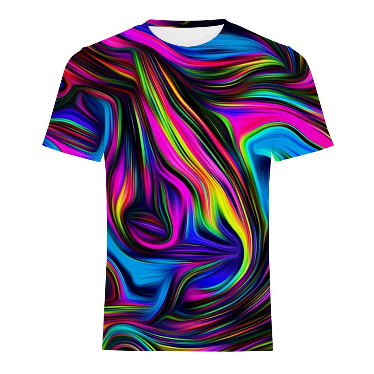 best Mens Fashion Casual Digital Print Crew Neck T-shirt 0 shop online at M2K Trends for