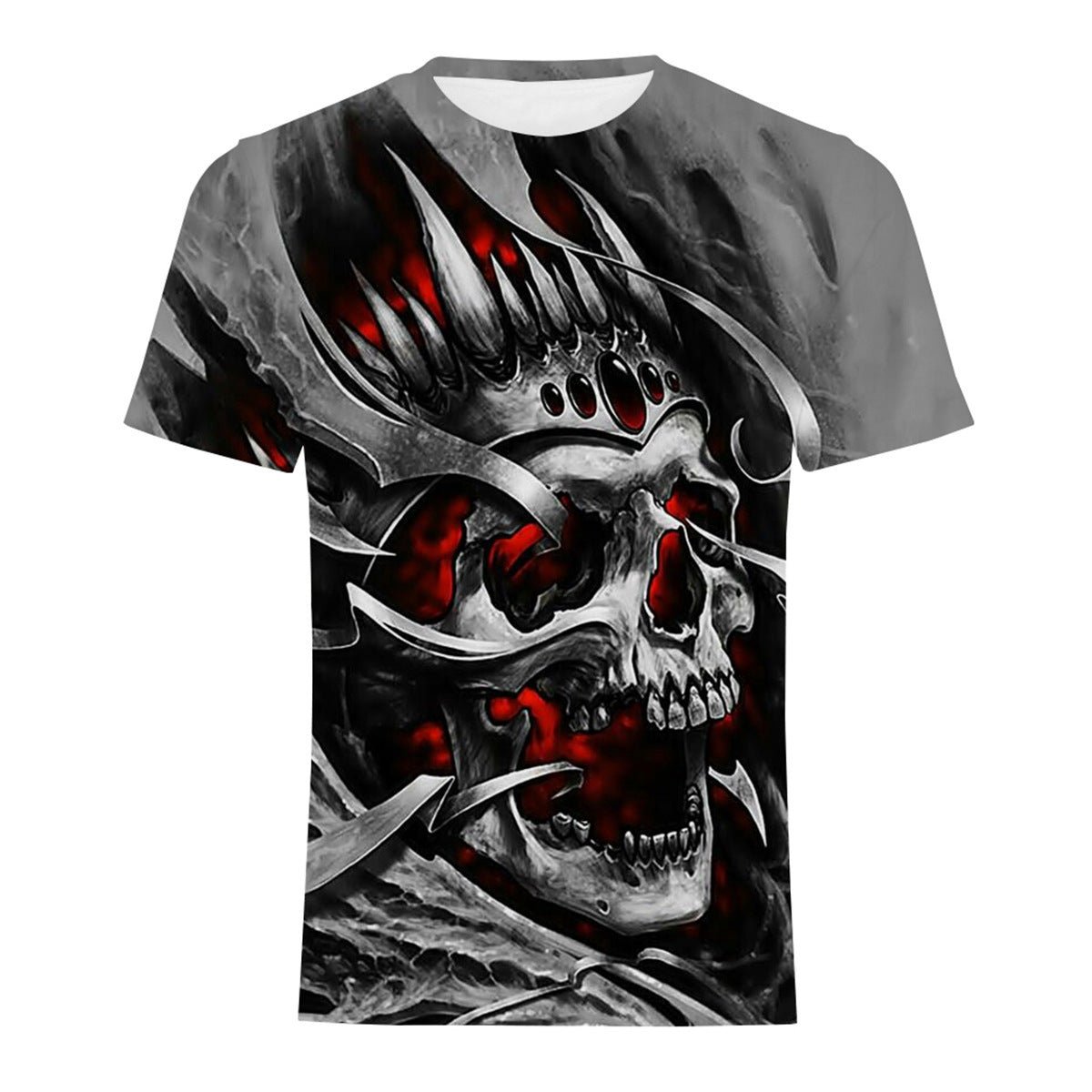 best Mens Fashion Casual Digital Print Crew Neck T-shirt 0 shop online at M2K Trends for