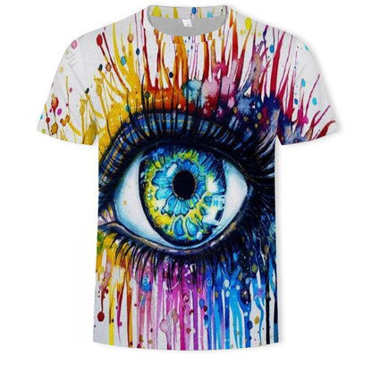 best Mens Fashion Casual Digital Print Crew Neck T-shirt 0 shop online at M2K Trends for