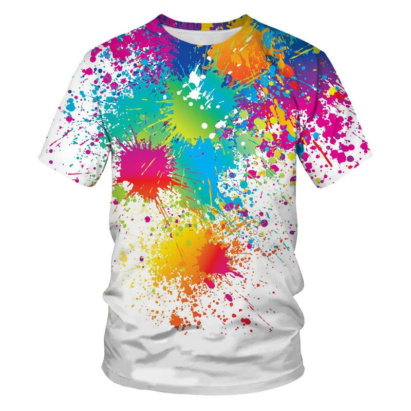 best Mens Fashion Casual Digital Print Crew Neck T-shirt 0 shop online at M2K Trends for