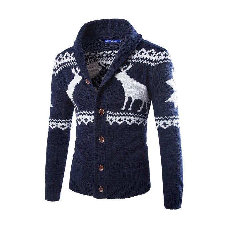 best Men's fawn sweater Christmas cardigan sweater 0 shop online at M2K Trends for