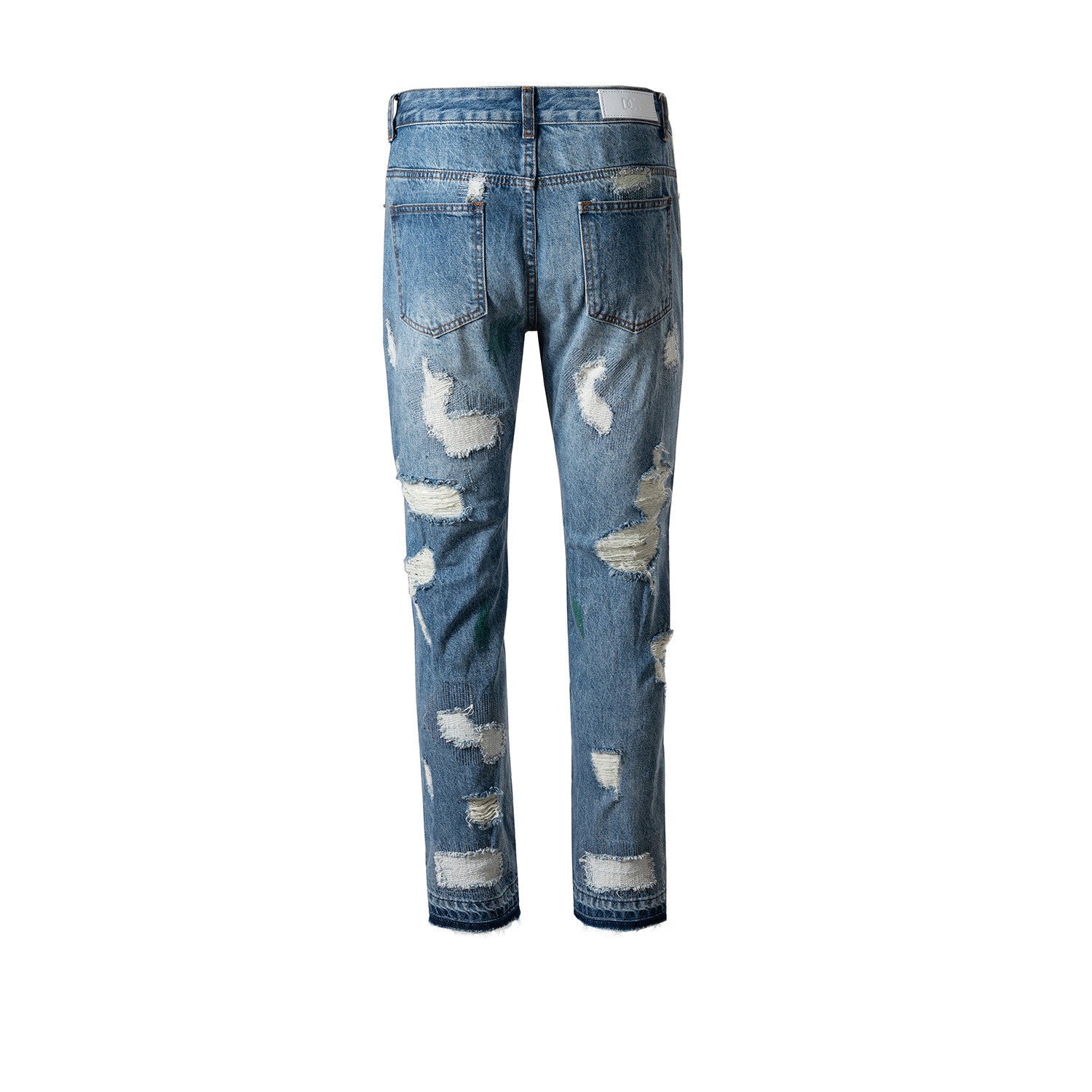 best Men's Hip Hop Ripped Straight Long Jeans 0 shop online at M2K Trends for