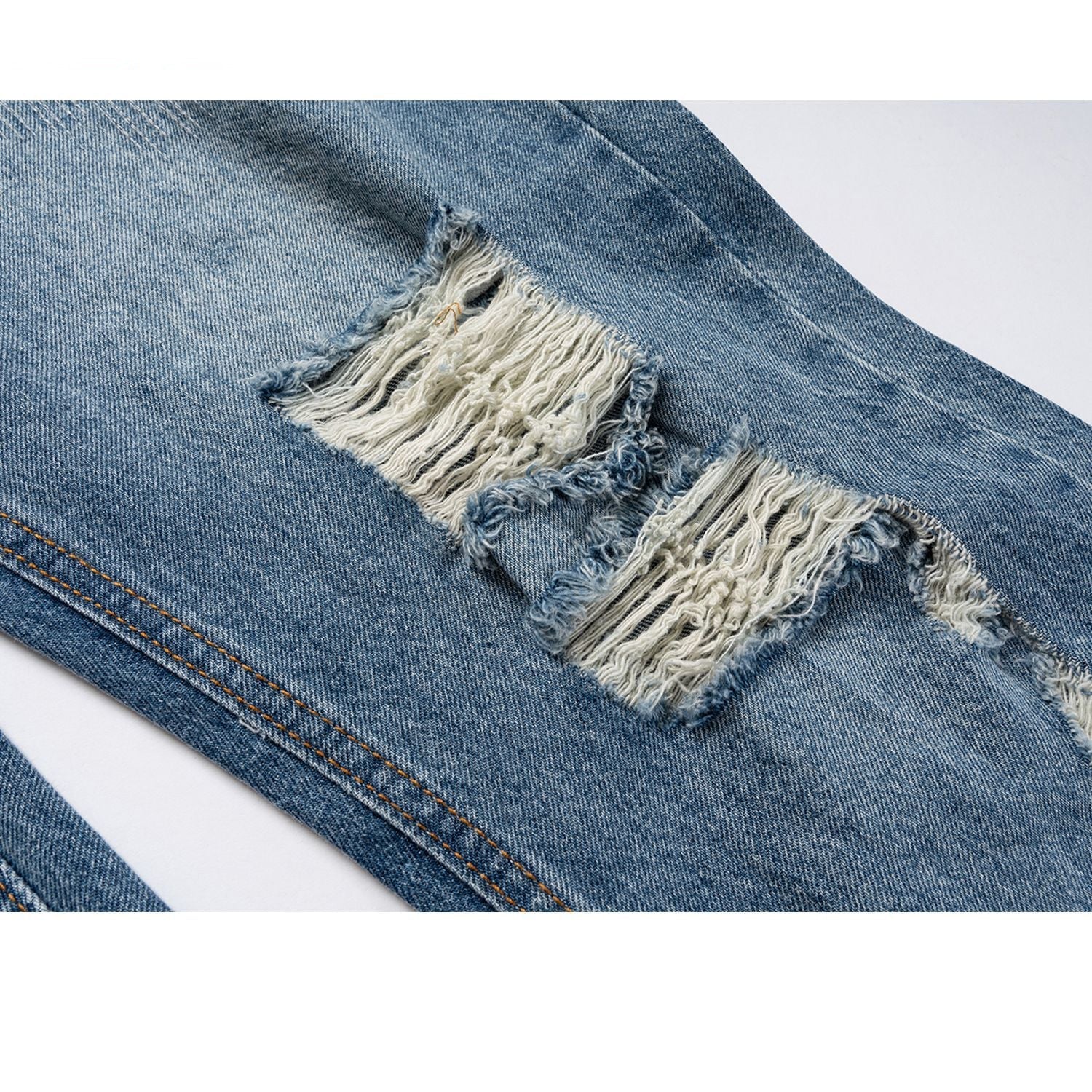 best Men's Hip Hop Ripped Straight Long Jeans 0 shop online at M2K Trends for