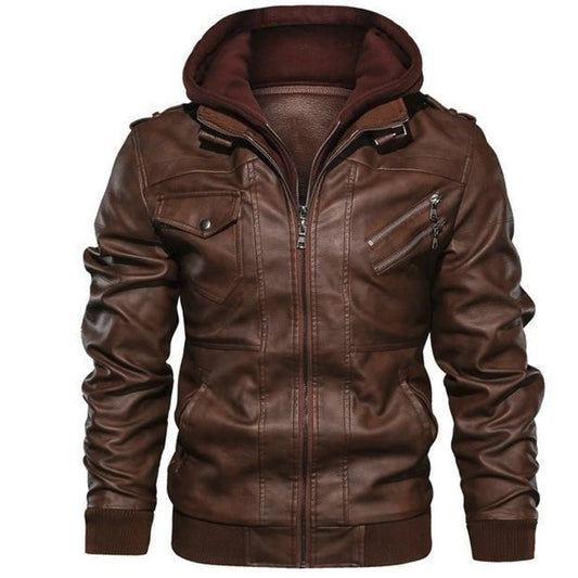 best Men'S Jacket Coat Leather Pu Removable C Ap 0 shop online at M2K Trends for