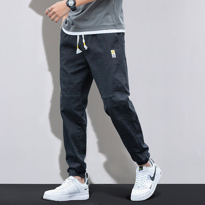 best Men's Jeans Plus Fat Plus Size Handsome Girdled Casual Long Pants Pants shop online at M2K Trends for mens pants