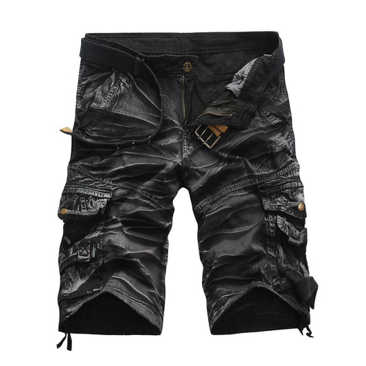 best Men's Overalls Summer Camouflage Pants Loose Five Point Pants Clothing shop online at M2K Trends for men shorts