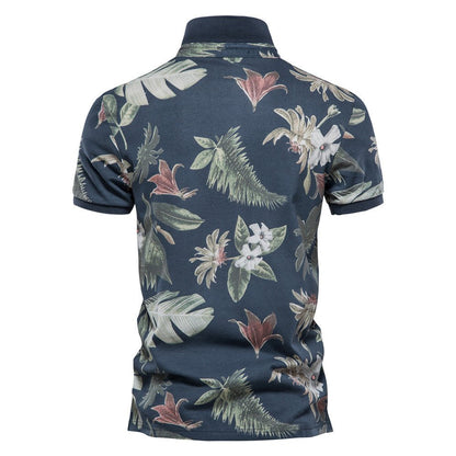 best Men's Short Sleeve Lapel European TShirt Clothing shop online at M2K Trends for