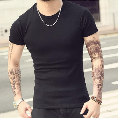 best Mens Short Sleeve O-neck Slim T Shirt 0 shop online at M2K Trends for