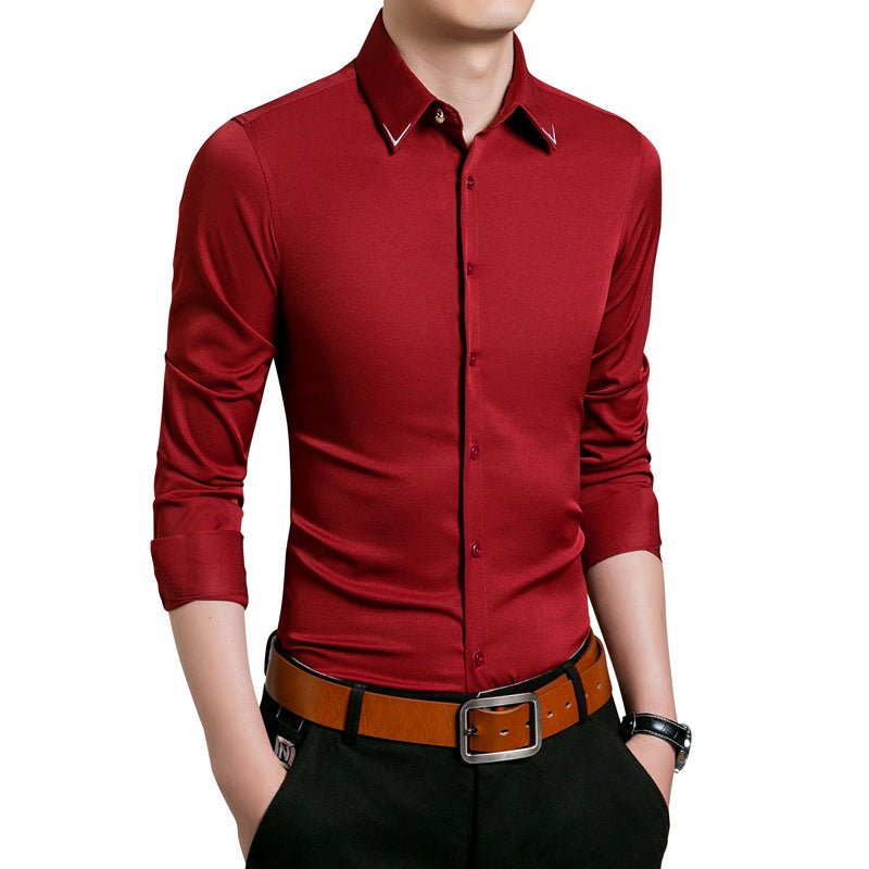 best Men's solid color long sleeve shirt Shirts & Tops shop online at M2K Trends for black t shirt women