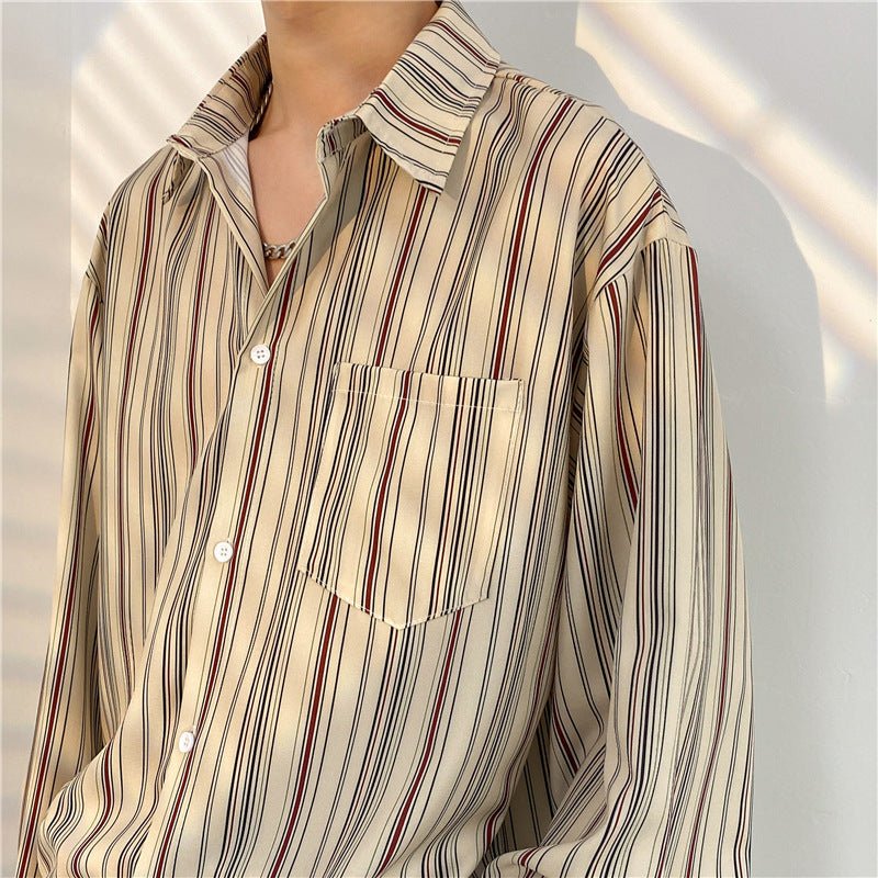 best Mens Temperament Fashion Casual Printed Shirt 0 shop online at M2K Trends for