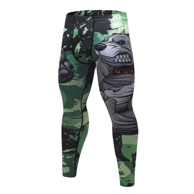 best Mens Tracksuit Set D Animal Compression T-Shirt Pants Skin 0 shop online at M2K Trends for