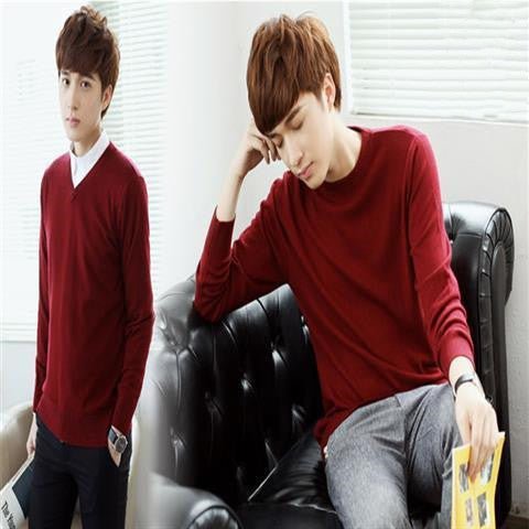 best Men's Woolen Sweater Turtleneck Thin Sweater 0 shop online at M2K Trends for