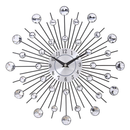 best Mirror Sun Silver Wall Clocks clock shop online at M2K Trends for