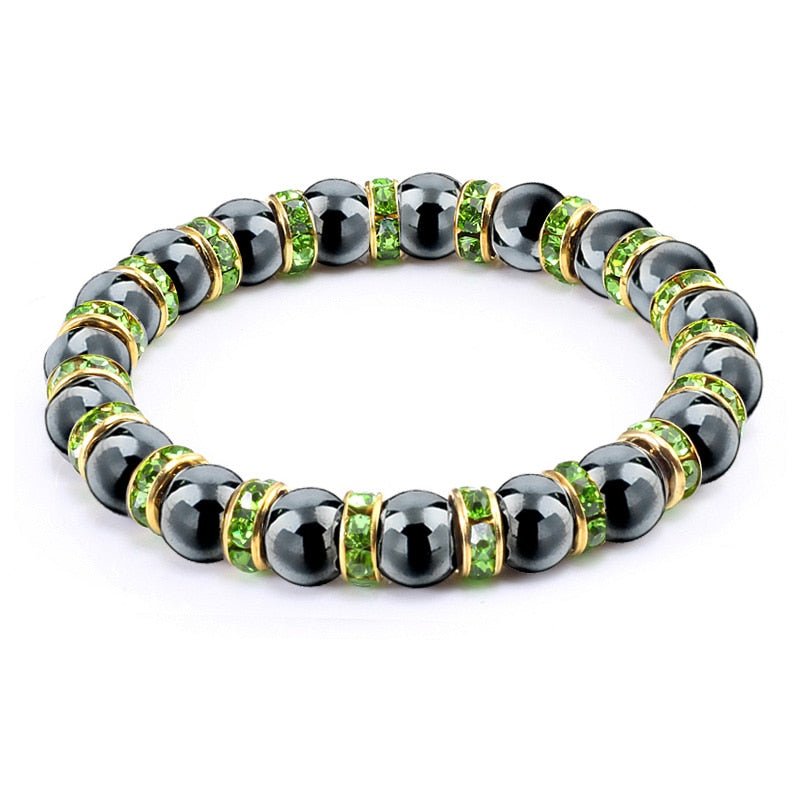 best Natural Stone Men's Bracelets Charm Women Lucky Hematite Crystal Beads Bracelets Couple Distance Bangles Elastic Energy Jewelry 0 shop online at M2K Trends for