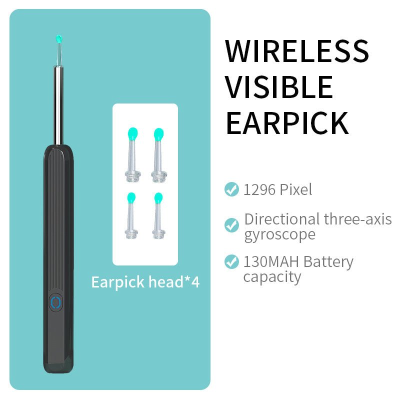 best NE3 Ear Cleaner Otoscope Ear Wax Removal Tool With Camera LED Light Wireless Ear Endoscope Ear Cleaning Kit For I-phone 0 shop online at M2K Trends for