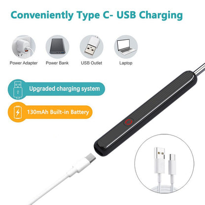 best NE3 Ear Cleaner Otoscope Ear Wax Removal Tool With Camera LED Light Wireless Ear Endoscope Ear Cleaning Kit For I-phone 0 shop online at M2K Trends for