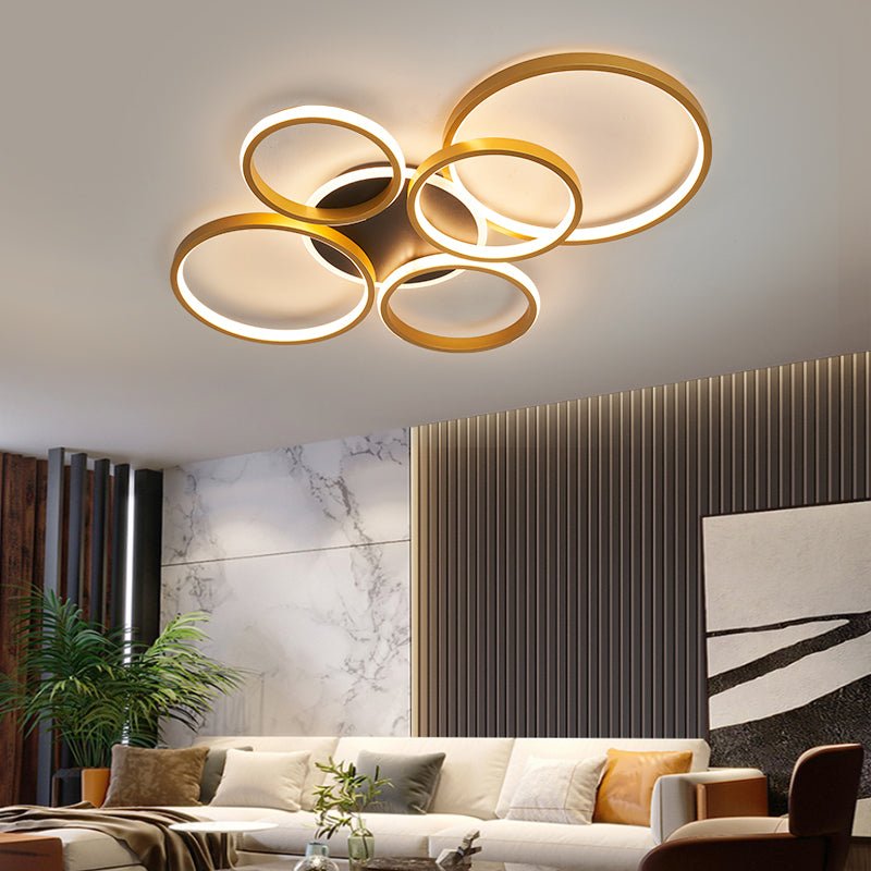 best NEO Gleam Modern ceiling chandelier lights for living room Studyroom Lighting shop online at M2K Trends for Ceiling Lights & Fans