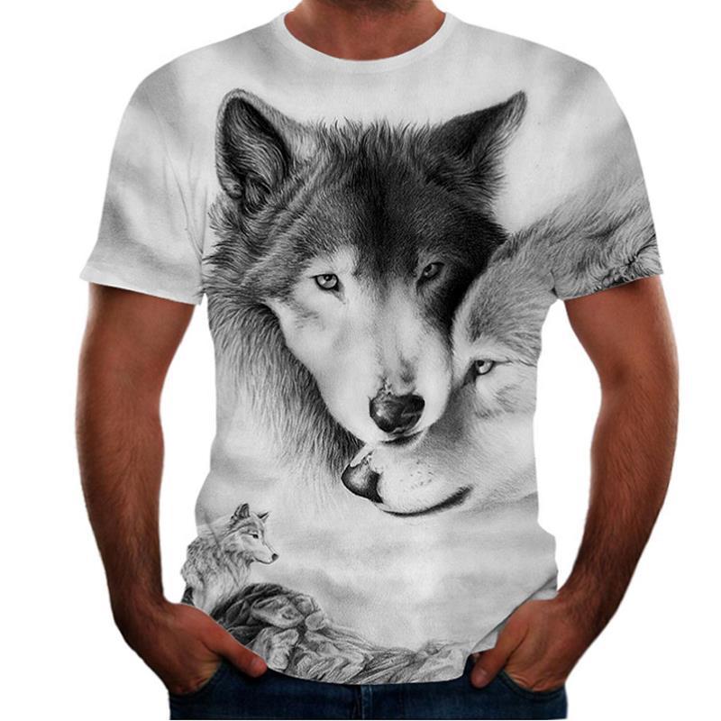 best New Animal Print 3d T-shirt Men's Short Sleeve Clothing shop online at M2K Trends for