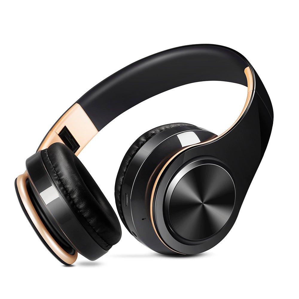 best New Arrival !! Shinning Gold Colors Bluetooth Headphones Wireless Audio & Video shop online at M2K Trends for Bluetooth Earphones & Headphones