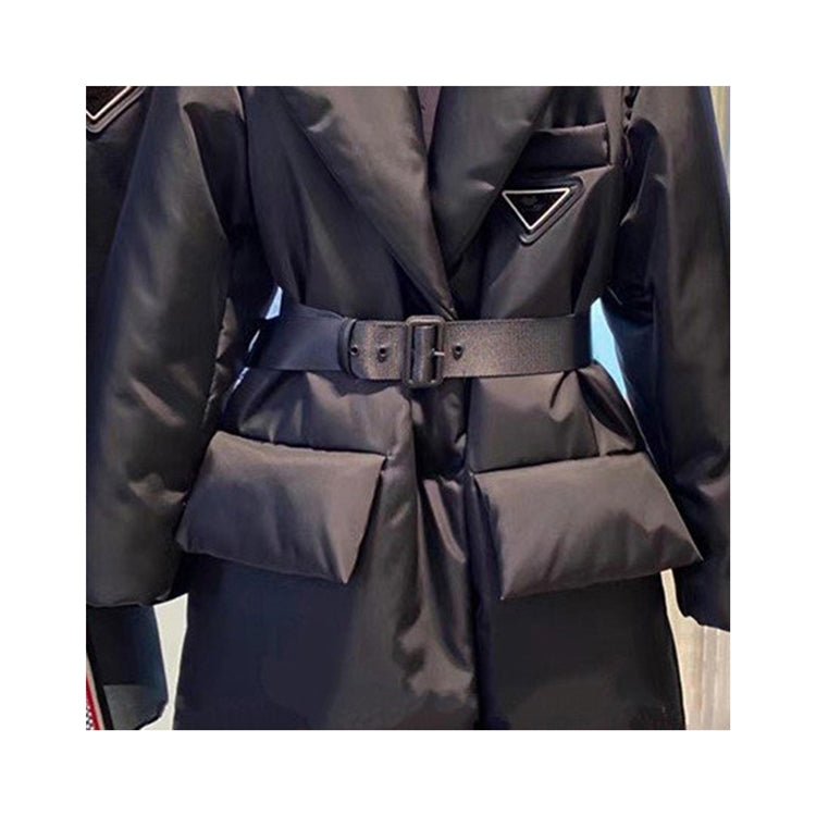 best New arrivals winter elegant temperament long waistband black fashionable women's down coats Coat shop online at M2K Trends for New arrivals winter elegant temperament long waistband black fashionable women's down coats