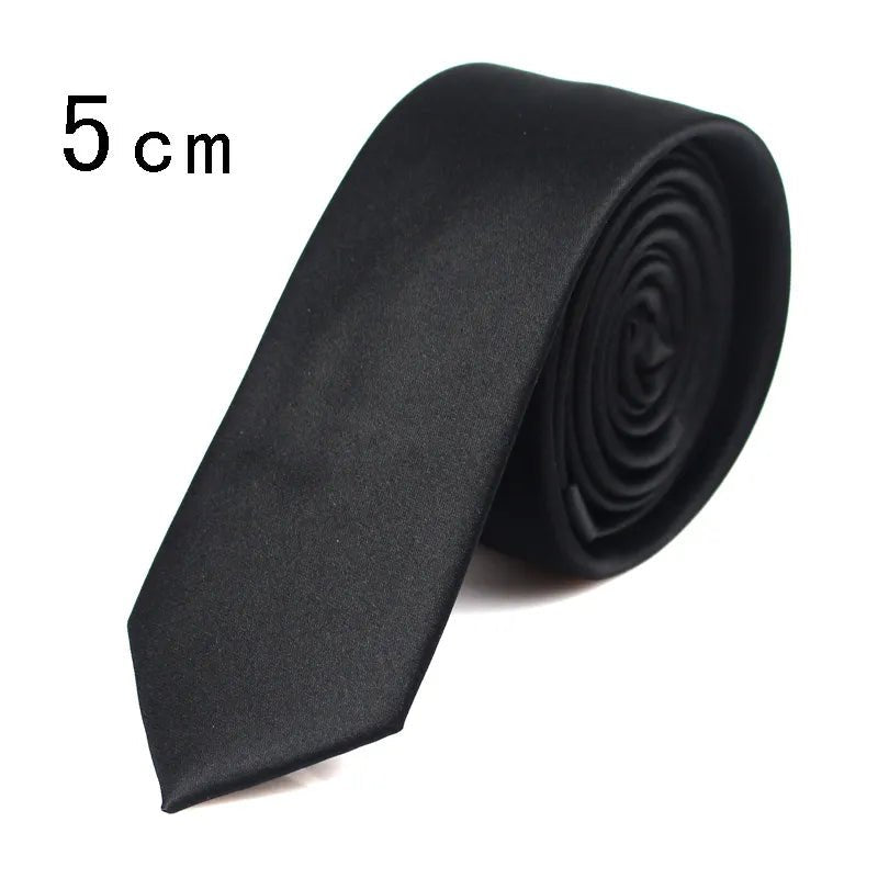 best New Classic Black Ties for Men Silk Mens Neckties for Wedding Party Business Adult Neck Tie 3 Sizes Casual Solid Tie shop online at M2K Trends for
