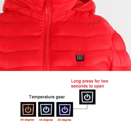 best New Heated Jacket Coat USB Electric Jacket Cotton Coat Heater Thermal Clothing Heating Vest Men's Clothes Winter 0 shop online at M2K Trends for