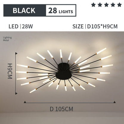 best New led Chandelier For Living Room Bedroom Home chandelier Modern Led Lighting shop online at M2K Trends for Ceiling Lights & Fans