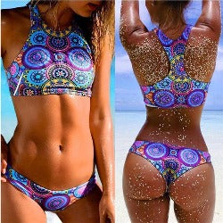 best New Low Waist Triangle Bikinis High Neck Brazilian Swimwear Swimsuit Swimsuit Bikini Set Brazilian Beachwear Biquini Clothing shop online at M2K Trends for