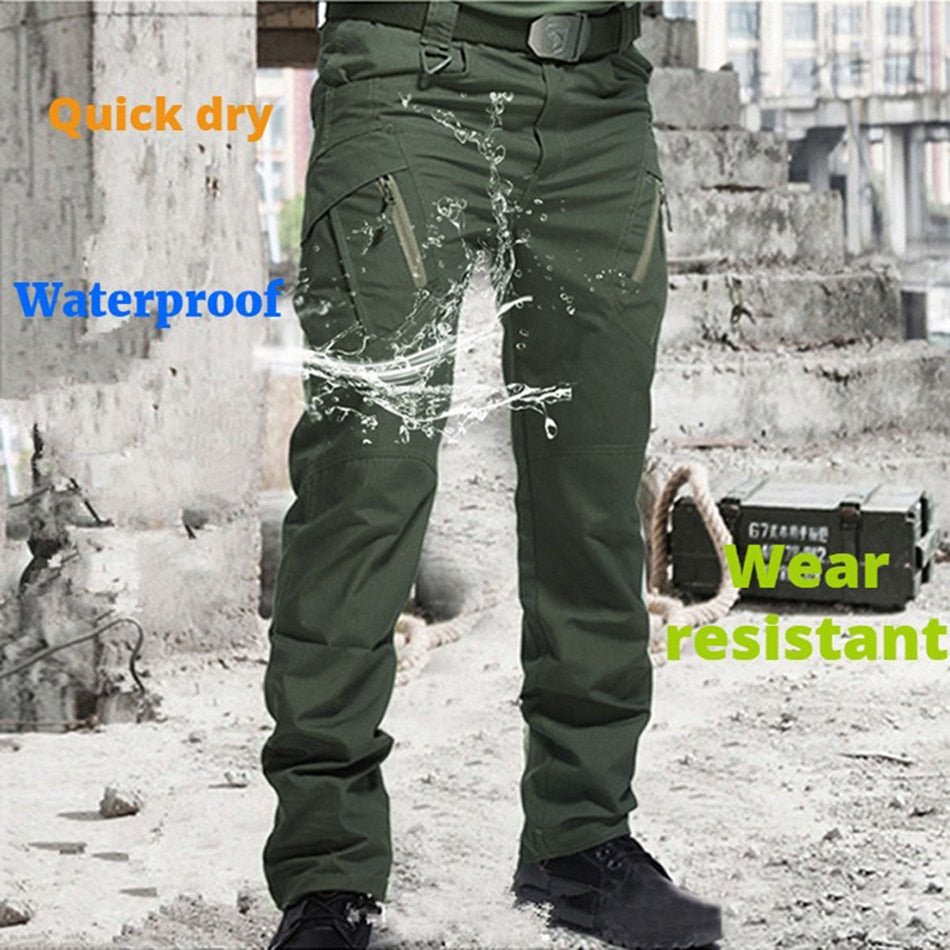 best New Mens Tactical Pants Multiple Pocket Elasticity Military Urban Commuter Tacitcal Trousers Men Slim Fat Cargo Pant 5XL 0 shop online at M2K Trends for mens pants