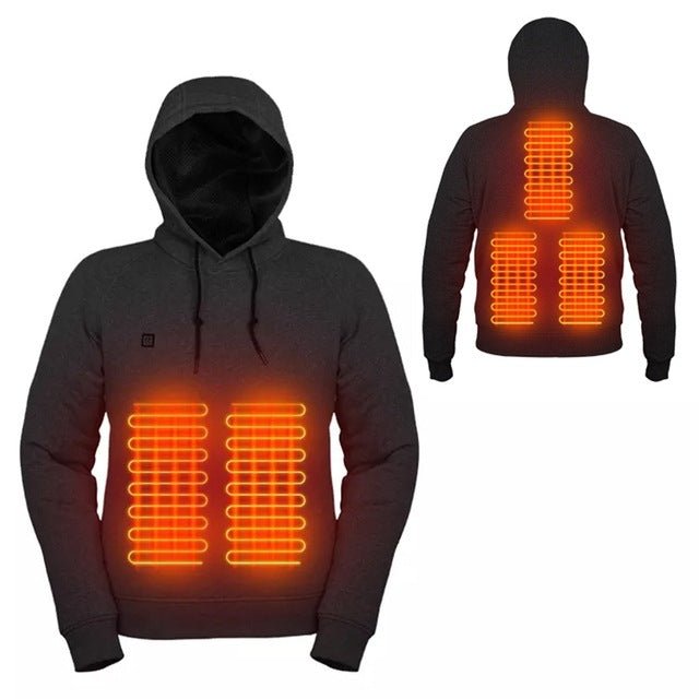 best New Outdoor Electric USB Heating Sweaters Hoodies Men Winter Warm Heated Clothes Charging Heat Jacket Sportswear hoddie shop online at M2K Trends for #Athleisure #EverydayStyle #CoolWeatherFashion #ClothingEssentials #WardrobeStaple #FashionStatement #ChillVibes #WeekendWear #MenFashion (or #WomenFashion depending on the target audience)
