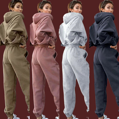 best New Style Autumn And Winter Women's New Casual Hoodie Coat Sports Suit New Style Autumn And Winter Women's New Casual Hoodie Coat Sports Suit shop online at M2K Trends for New Style Autumn And Winter Women's New Casual Hoodie Coat Sports Suit