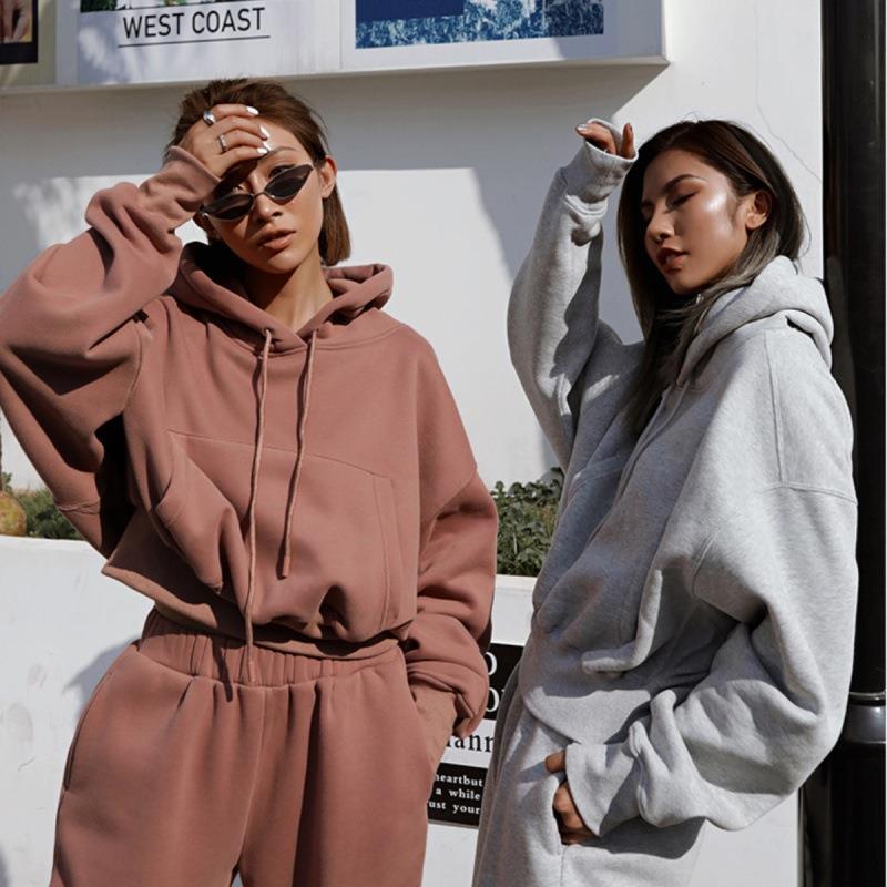 best New Style Autumn And Winter Women's New Casual Hoodie Coat Sports Suit New Style Autumn And Winter Women's New Casual Hoodie Coat Sports Suit shop online at M2K Trends for New Style Autumn And Winter Women's New Casual Hoodie Coat Sports Suit