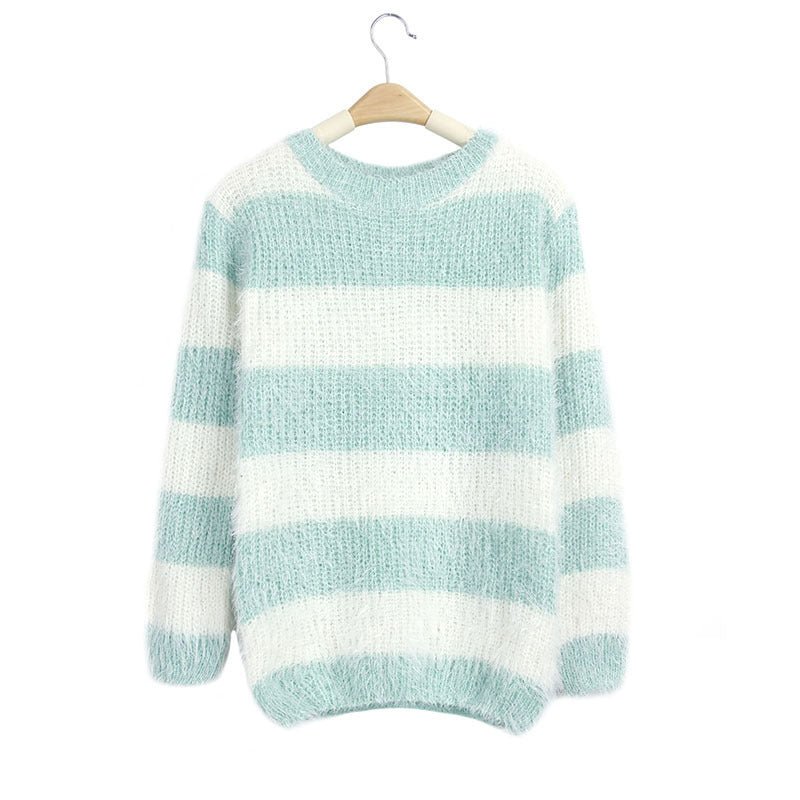 best New Women's Sweater Sweater Loose Round Neck Pullover Bottoming Sweater 0 shop online at M2K Trends for